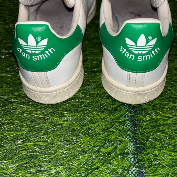 addias stan smith shoes womens 6 green white casual sneaker fashion - Picture 10 of 10